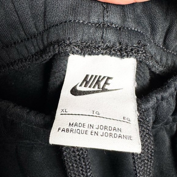 Nike Sportswear Club Fleece Men's Cargo Pants Black Size XL - Picture 7 of 10